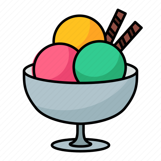 Ice, cream, sweet, dessert, food, restaurant icon - Download on Iconfinder