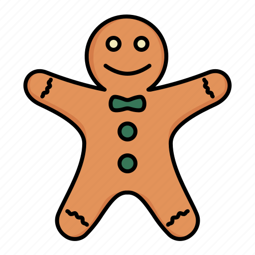 Gingerbread, christmas, snack, bakery, dessert, food, restaurant icon - Download on Iconfinder
