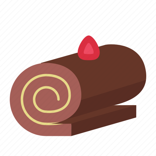 Roll, cake, sweet, bakery, dessert, food, restaurant icon - Download on Iconfinder