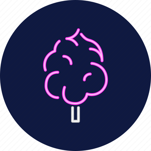 Cotton candy, sweet, dessert, food, neon, cafe, bakery icon - Download on Iconfinder