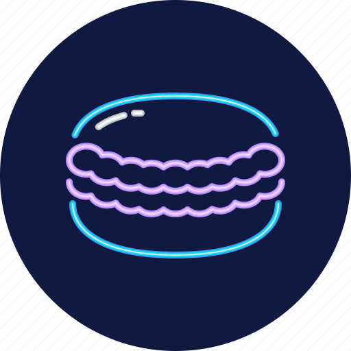 Macaron, sweet, dessert, food, neon, cafe, bakery icon - Download on Iconfinder