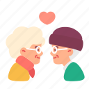 elderly, happiness, love, old, people, romantic, valentine