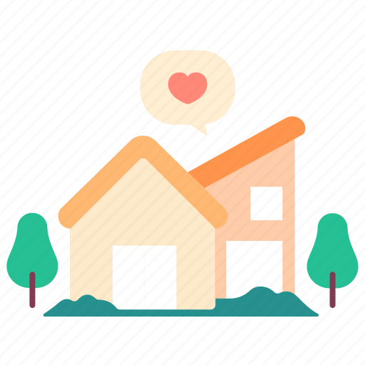 Family, heart, home, living, love, trees, valentine icon - Download on Iconfinder