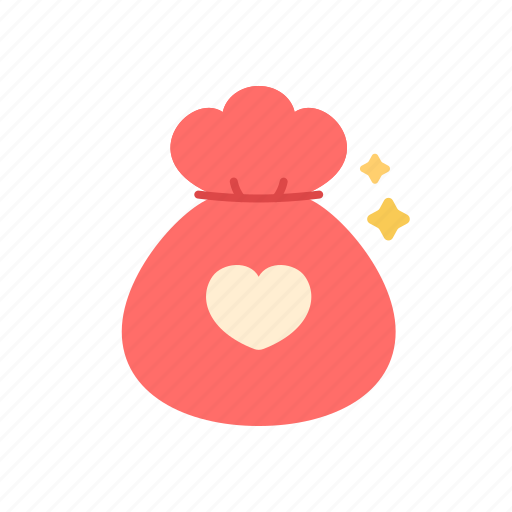 Bag, gift, heart, love, money, sack, valentine icon - Download on Iconfinder
