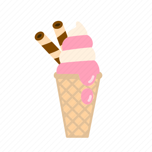 Cone, dessert, ice cream, yogurt icon - Download on Iconfinder