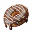 3d icon, sweets, food, dessert, bakery, pastry, delicious, tasty, snack 
