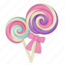 swirl lollipop, colorful candy, 3d sweets, candy icon, colorful lolly, swirl candy, lollipop sweets, rainbow candy 