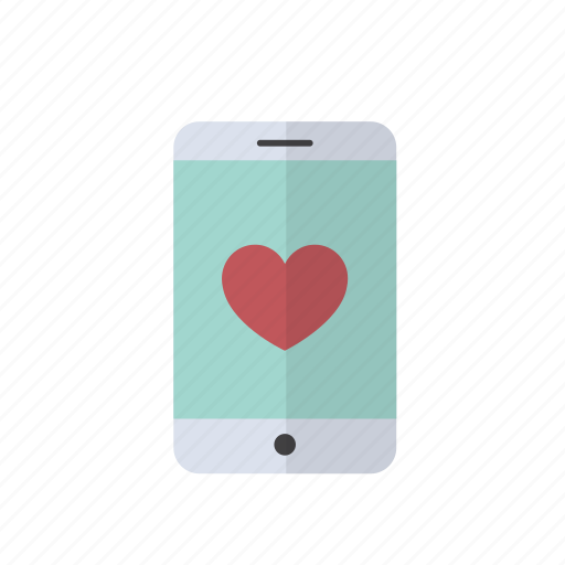 Heart, love, phone, sweet, valentine, wedding icon - Download on Iconfinder