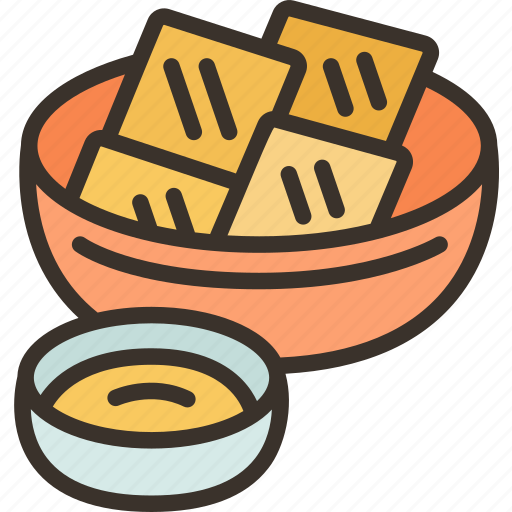 Fondue, bread, cheese, dipping, food icon - Download on Iconfinder