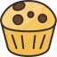 muffin, cake, baked, dessert, food 
