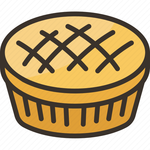 Pie, cake, tart, baked, pastry icon - Download on Iconfinder