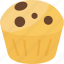 muffin, cake, baked, dessert, food 