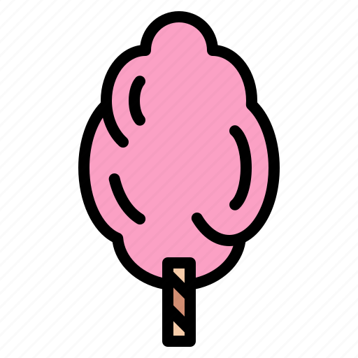 Cotton, candy, sweet, snack, sugar icon - Download on Iconfinder