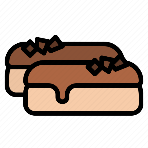 Eclair, sweet, dessert, bakery icon - Download on Iconfinder