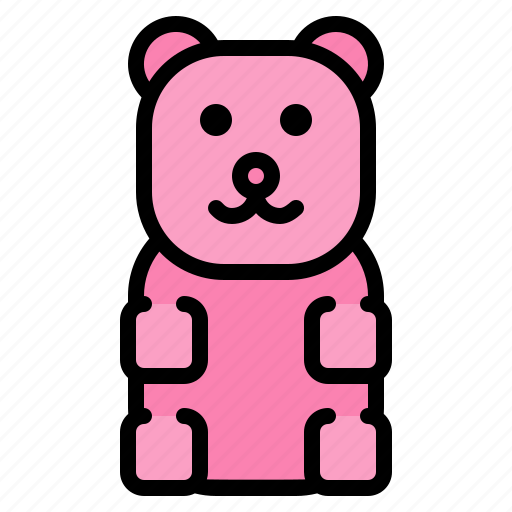 Jelly, bear, sweet, snack, sugar icon - Download on Iconfinder