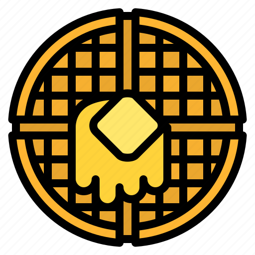 Waffle, sweet, snack, sugar icon - Download on Iconfinder
