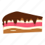 cake, chocolate, cream, dessert, food, piece, sweet 