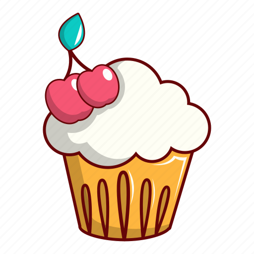 Cake, cartoon, cupcake, day, dessert, food, sweet icon - Download on Iconfinder