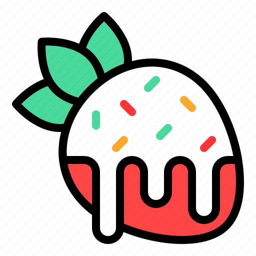 Chocolate, dessert, strawberry, sugar, sweet, sweets icon - Download on Iconfinder