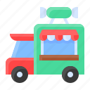 candy, food truck, shop, sugar, sweet, sweets, truck
