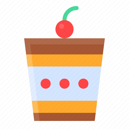 Cake, dessert, parfait, sugar, sweet, sweets icon - Download on Iconfinder