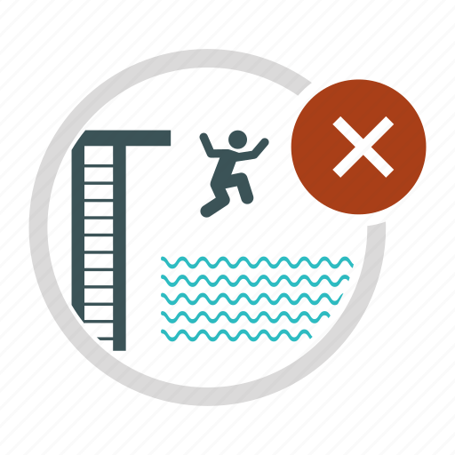 Allowed, diving, jump, man, not, swim, swimming icon - Download on Iconfinder
