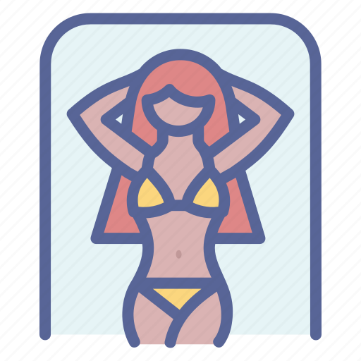 Bikini, holiday, sunbathing, swimming icon - Download on Iconfinder