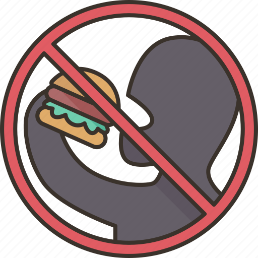 Eating, food, restriction, warning, rule icon - Download on Iconfinder
