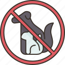 pets, animals, forbidden, prohibited, entry