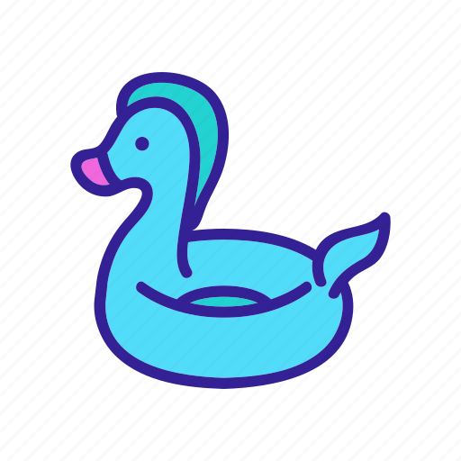 Different, donut, duck, form, ring, rubber, swimming icon - Download on Iconfinder