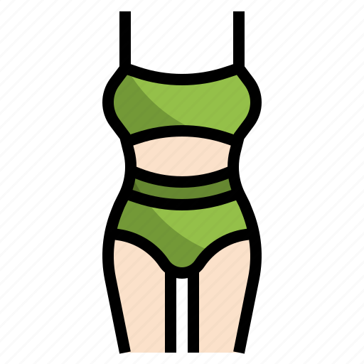 Swimsuit, bikini, style, female, fashion, 2 icon - Download on Iconfinder