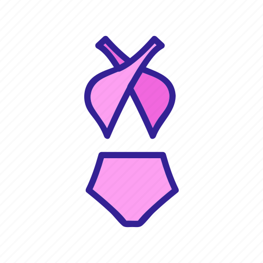 Clothes, glamor, high, swimsuit, swimwear, waist, woman icon - Download on Iconfinder