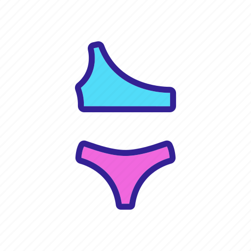Bikini, bodice, clothes, shoulder, swimsuit, woman icon - Download on Iconfinder