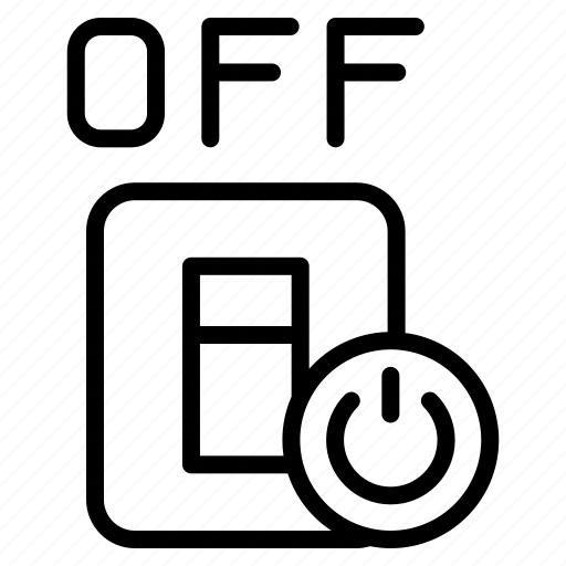 Switch, off, tonggle, electricity, power, control, on icon - Download on Iconfinder