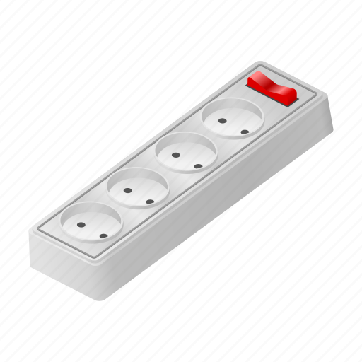 Isometric, plug, power, socket, switch, toggle icon - Download on Iconfinder