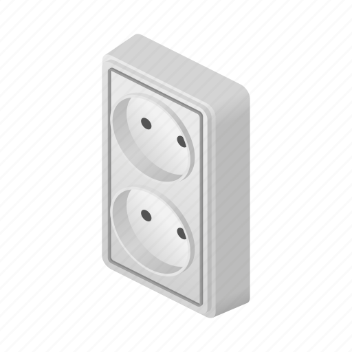 Energy, isometric, plug, power, socket, switch, toggle icon - Download on Iconfinder