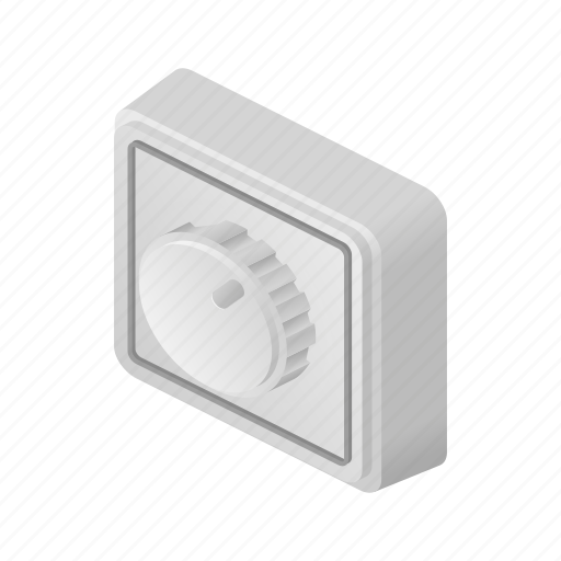 Isometric, power, switch, toggle icon - Download on Iconfinder
