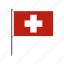 banner, country, flag, national, swiss, switzerland, travel 