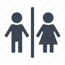 female, male, male female, toilet