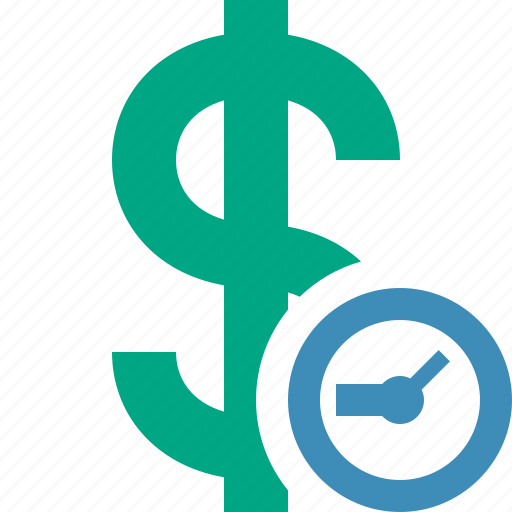Business, cash, clock, currency, dollar, finance, money icon - Download on Iconfinder