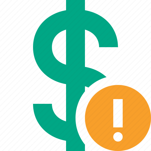 Business, cash, currency, dollar, finance, money, warning icon - Download on Iconfinder