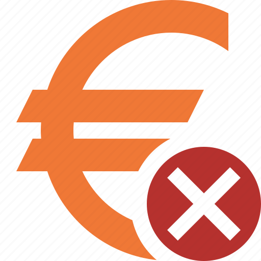 Business, cancel, cash, currency, euro, finance, money icon - Download on Iconfinder