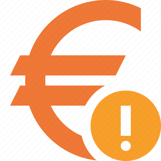 Business, cash, currency, euro, finance, money, warning icon - Download on Iconfinder