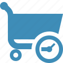 buy, cart, clock, ecommerce, shop, shopping