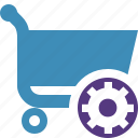 buy, cart, ecommerce, settings, shop, shopping