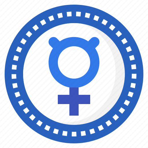 Mercury, astronomy, astrology, symbol, signs icon - Download on Iconfinder