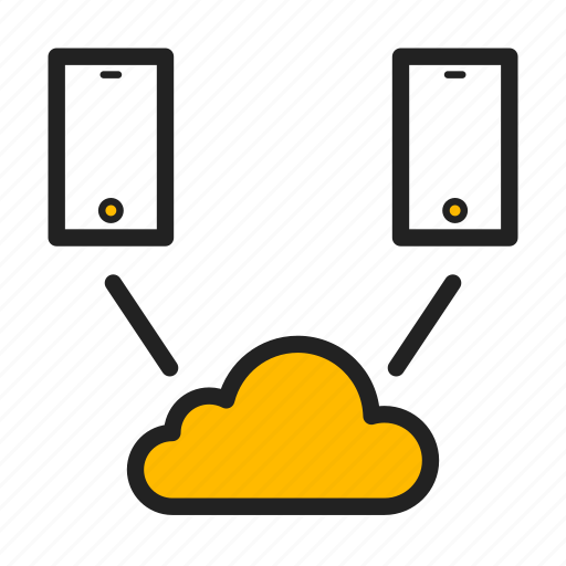 Cloud, icloud, network, phone icon - Download on Iconfinder
