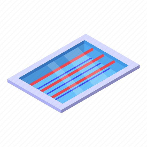 Synchronized, swimming, pool, isometric icon - Download on Iconfinder