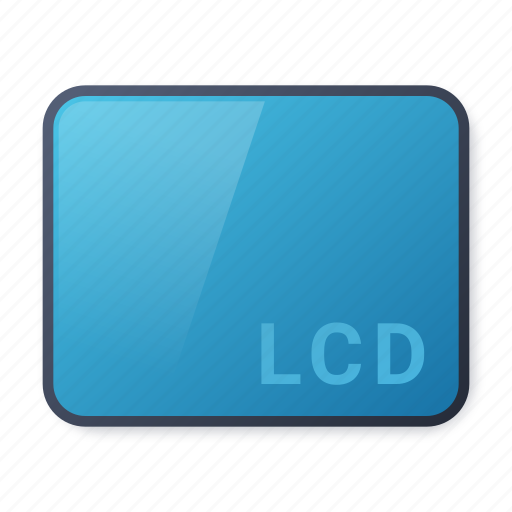Display, lcd, monitor, skeuomorphism, system, device icon - Download on Iconfinder