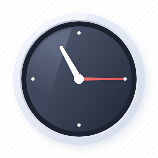 Time, clock, hour, skeuomorphism, system, device icon - Download on Iconfinder